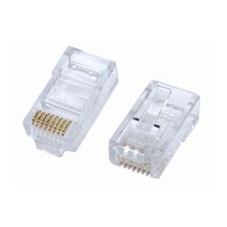 Conector RJ45 CAT5e para Cable UTP – Bolsa de 100 Unidades Conectores