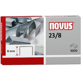 Corchetes novus 23/8 1000 unidades Herramienta inalambrica sin bateria