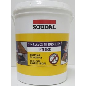 Adhesivo de Montaje No Más Clavo Soudal Galón 3,8 kg Sellos y adhesivos
