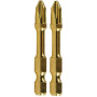 Punta De Torsion Impact Gold Ph1 50Mm (2Pcs)