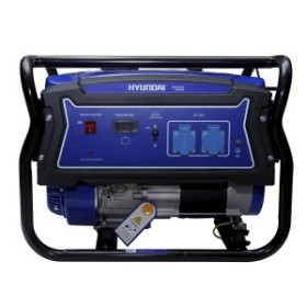 Generador Hyundai Gasolina 2,5/2,8 Kw/Kva Partida manual monofásico Abierto Generadores Electricos