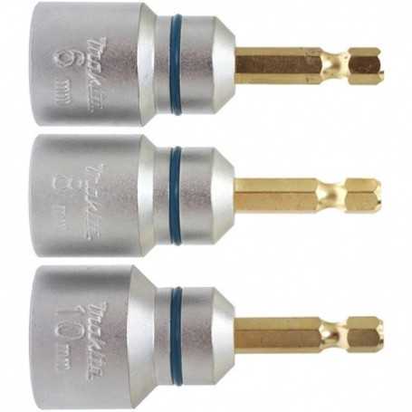 Set 3Pcs Adaptadores Varillas Roscadas 6Mm - 8Mm - 10Mm