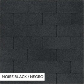 TEJA ASFALTICA XT25 NEGRA MOIRE BLACK Materiales de Construccion