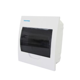 Tablero Eléctrico Embutido Stanford 12 Polos con Tapa Blanca Electricidad