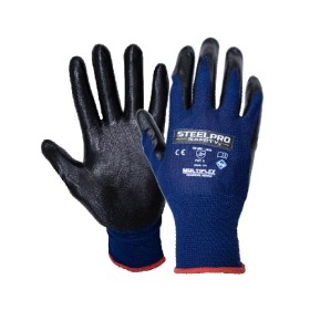 Guante Multiflex Poliester Nitrilo 9/M Seguridad industrial