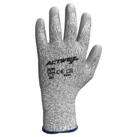 Guante Multigrip anticorte PU Gris Seguridad industrial