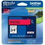 Cinta Rotuladora Brother TZe-441 Negro sobre Rojo 18 mm Cintas Rotuladoras