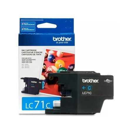 Cartucho de Tinta Brother Cyan LC71C Original Tinta inyección impresora