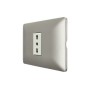 Enchufe Simple Bipaso 10A/16A 250V STANFORD Champagne precio online