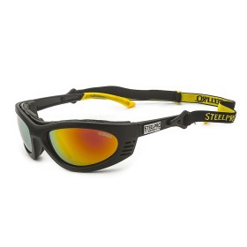Lente Antiparra Turbine GT Gris Marco Negro con Revo Rojo Lentes y antiparras
