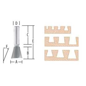 J-Fresa 1/2" Cola Milano 14¬∞