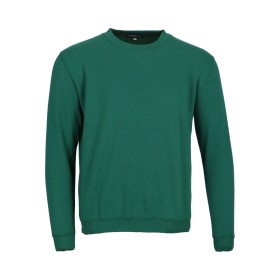 Poleron cuello redondo polo franela  verde Ropa de trabajo