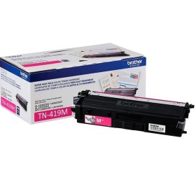 Tóner Original Brother TN-419M Magenta Ultra Alto Rendimiento Toner impresora laser