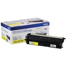 Tóner Original Brother TN-419Y Amarillo Ultra Alto Rendimiento Toner impresora laser
