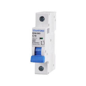 Interruptor Automático Termomagnético Stanford EKM-S63-1X25 6kA 1P 25A Curva C Electricidad