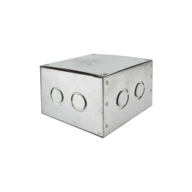 Caja Metálica de Registro Stanford 100 x 100 x 65 mm Pregalvanizada Electricidad