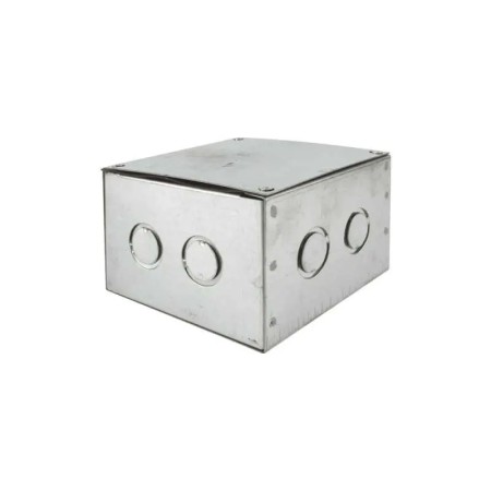 Caja Metálica de Registro Stanford 100 x 100 x 65 mm Pregalvanizada Electricidad