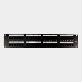 Patch Panel 48 Puertos Cat6 UTP 110 para Rack 19 TRIPLEE