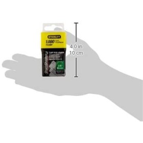 Corchetes Stanley TRA206T 3/8” para Trabajo Liviano TR45 1000 Unidades Herramientas manuales
