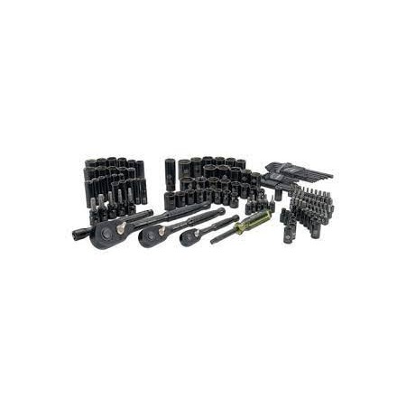 Set de Dados Mecánico Cromado Stanley STMT75071-LA 150 Piezas 1/4”, 3/8” y 1/2” juego de dados