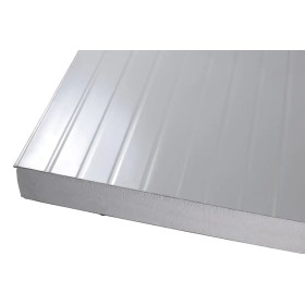Panel Isopol 100 mm D 20 kg/m³ 0,5/0,5 Blanco-Blanco 1,14 m — Largos 2,5 m, 3 m y 6 m Revestimiento
