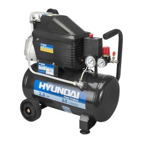 Compresor Hyundai Monofásico 2 HP 24 Litros 115 PSI Directo 82HYXY24D Compresor de aire