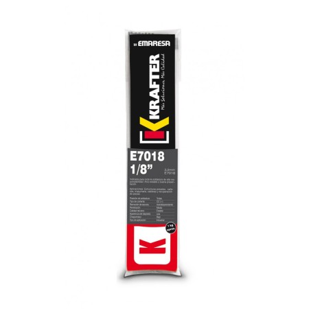 Soldadura Electrodo Krafter E7018 1/8” (3,2 mm) 1 Kg Ferreteria