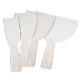 Set Espátulas Plásticas Lisas 2, 3, 4 y 6 pulgadas Herramientas manuales