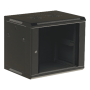 Gabinete Mural Rack 9U 19” 600 mm de Profundidad Rack y Gabinetes