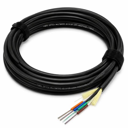 Fibra Óptica Multimodo 62.5/125 µm LSZH Indoor/Outdoor 4 Hilos (4 Cores) Cable fibra optica