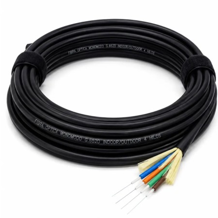 Fibra Óptica Monomodo G.652D Indoor/Outdoor 4 Hilos Cable fibra optica