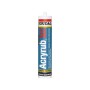 Sellador Acrílico Pintable Blanco 300 ml Soudal Sellos y adhesivos