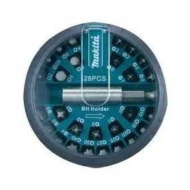 Set 28 pcs Puntas - 6 set (MZ) con magnet L25:SL4, SL5,SL6,Hex2,Hex2.5,Hex