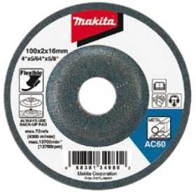 Disco Flexible 4-1/2" (115X3X22Mm) Ac36, 2G Blk