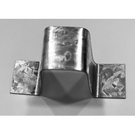 Clip Omega PV4 0,8 mm Zincado H 50 mm Fijaciones