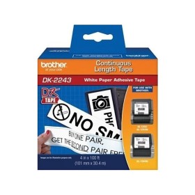 Etiqueta Adhesiva Continua Brother DK-2243 102 mm x 30,48 m Original Etiquetas de Impresora