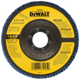 Disco de Lija Traslapado 4.5" Dewalt - Todos los Granos Lijas
