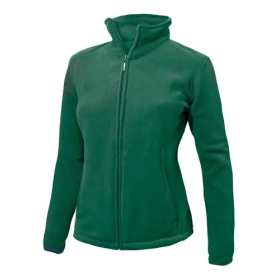 Micropolar Mujer Verde Botella Manga Larga Ropa de trabajo