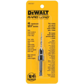 Broca Avellanadora Dewalt N° 6 - 3,57 mm DW2567-Z para madera y compuestos Brocas