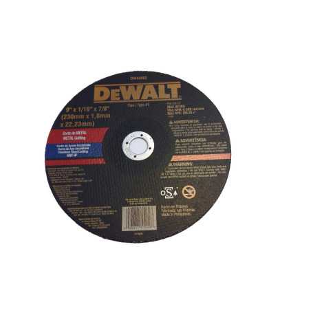 disco corte delgado metal inox 9" x 1/16'' x 7/8''