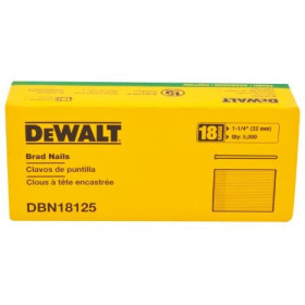 Clavos DeWALT GA18 32 mm 5.000 Unidades DBN18125 Accesorios de herramienta