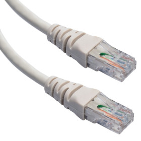 Patch Cord UTP CAT5e 0,5 Metros Gris RJ45 Ethernet TRIPLEE