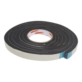 Cinta Espuma Adhesiva 1C PVC Negra 3 mm x 50 mm x 25 m Cintas