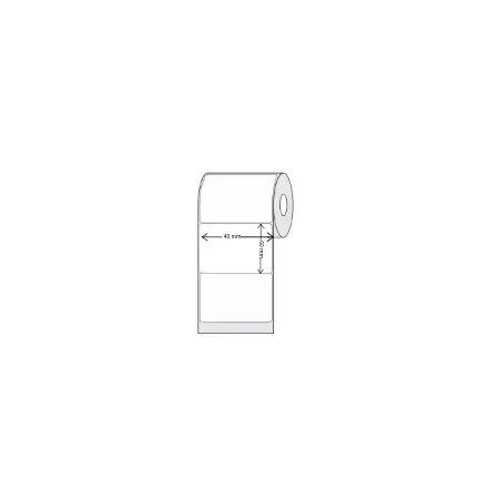 Etiqueta termica 60x40 mm rollo de 500 Unidades Etiquetas adhesivas térmicas