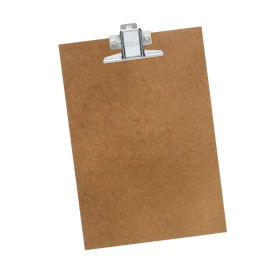 Tabla con Apretador de Papel Maxcril Portapapeles Articulos de Oficina