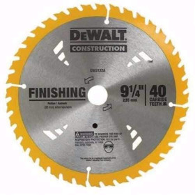 Disco Sierra DeWalt 9-1/4" 40 Dientes DW3132A Accesorios de herramienta