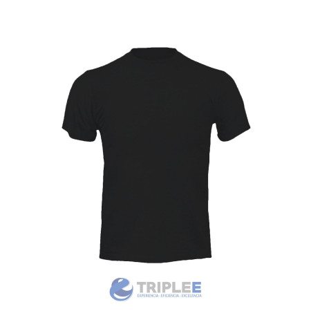 Polera Polo M/C Negro 165 T/L 100543 Ropa de trabajo