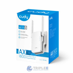 Repetidor WiFi 6 AX1800 Doble Banda Cudy RE1800 Extensor - Repetidor wifi