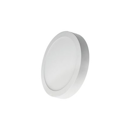 Panel Led Redondo Sobrepuesto 12W 3000K Stanford QS-312W-3000K Electricidad