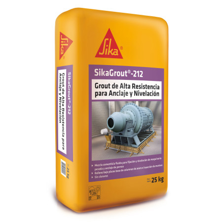 Mortero de Relleno SikaGrout-212 25 kg No Retráctil Cemento y Morteros